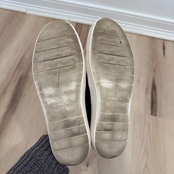 Vince Women’s Blair Slip-On Sneaker Black Suede Size 7.5 - Picture 10 of 12